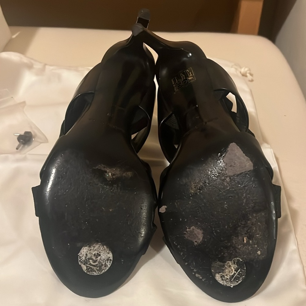 Balenciaga Elastic and Leather Sandal - Picture 9 of 9